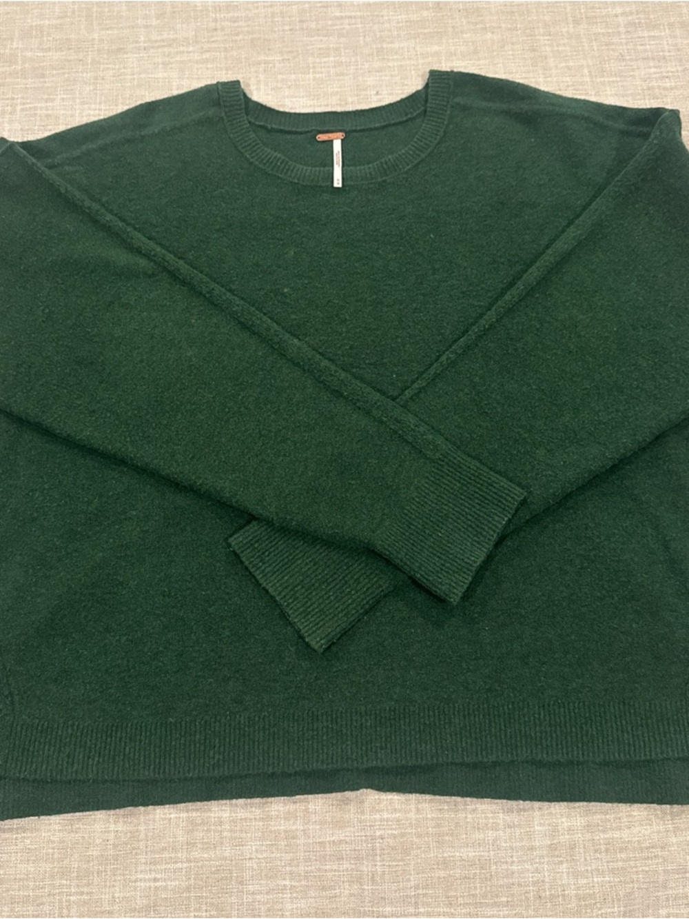 Women’s FREE PEOPLE Forrest Green Crewneck Sweater